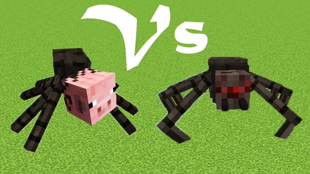 mutant spider vs mutant spider pig - YouTube