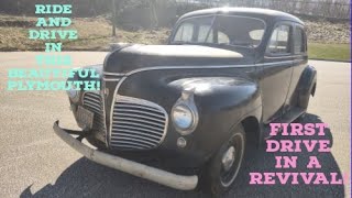 1941 Plymouth special deluxe ride and drive review!