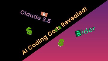AI Coding Assistant Costs Revealed: aider and Claude 3.5 Sonnet