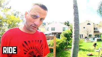 Tony Hawk Does Five Tricks on a Mini Ramp in the Race To Skate