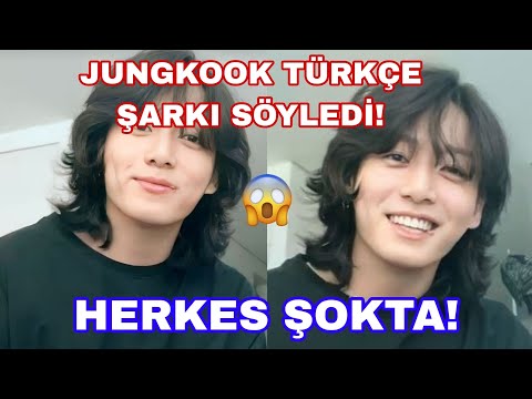 Jungkook türkçe şarkı söyledi!