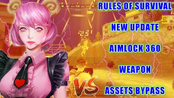 Rules of survival Script Aimlock New Assets Bypass Weapon Gold Safe 100% Ros version 1.34-101{Ep27}
