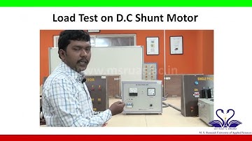 2 Load Test On Dc Shunt Motor {L}