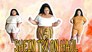 PLUS SIZE SHEIN TRY ON HAUL| HUGE Shein Haul|END OF SUMMER|LOUNGEWEAR|SHOES\&MORE