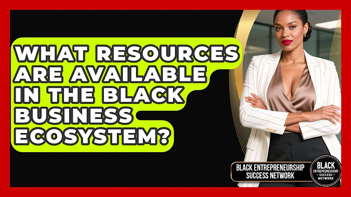 What Resources Are Available in the Black Business Ecosystem?