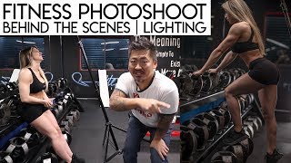 Fitness Photoshoot | BTS | Behind The Scenes | Lighting