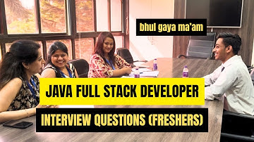 Full Stack Java Interview 2025 | Questions and Answers