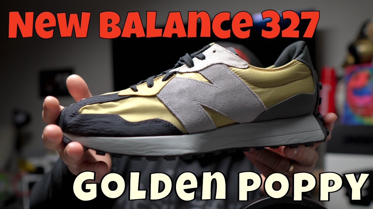 new balance 327 poppy