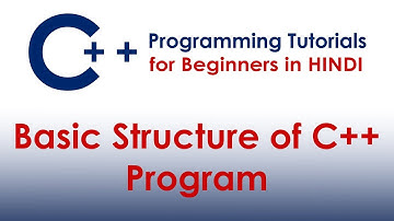 Basic Structure of C++ Program | C++ Tutorials for Beginners