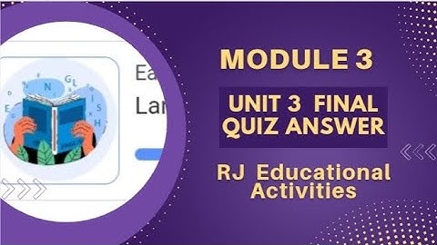 Module 3 #Unit 3 #Final Quiz all possible question  #Easte Training #qaed app