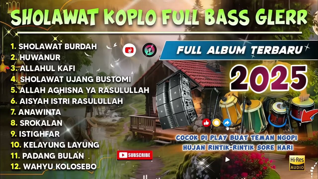 SHOLAWAT KOPLO FULL ALBUM TERBARU 2025 I COCOK DI PLAY SORE HARI SAMBIL NGOPI ( HUWANUR )