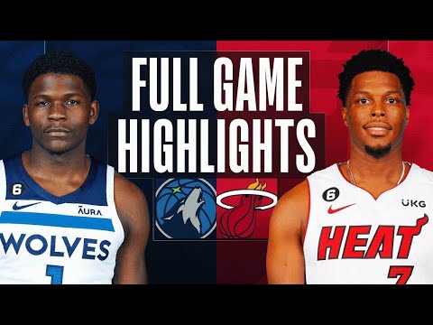 Miami Heat vs. Minnesota Timberwolves Full Game Highlights 