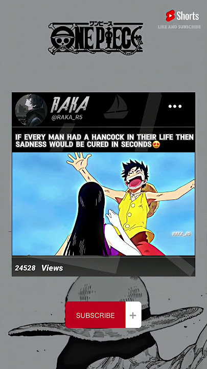 Sadness would be cured in seconds😍| one piece anime