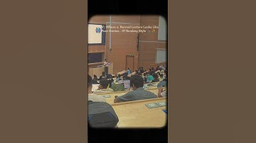 Inside an IIT Bombay Lecture Hall  📚✨ !! #shorts #iitbombay #motivation #iitmotivation #beauty