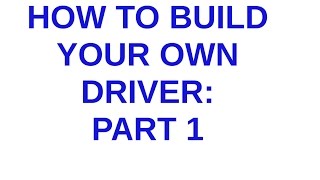 Building Your Own Driver: Part 1 Installing Adjustable Shaft Adapter