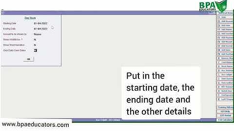 How to export day book from Busy?