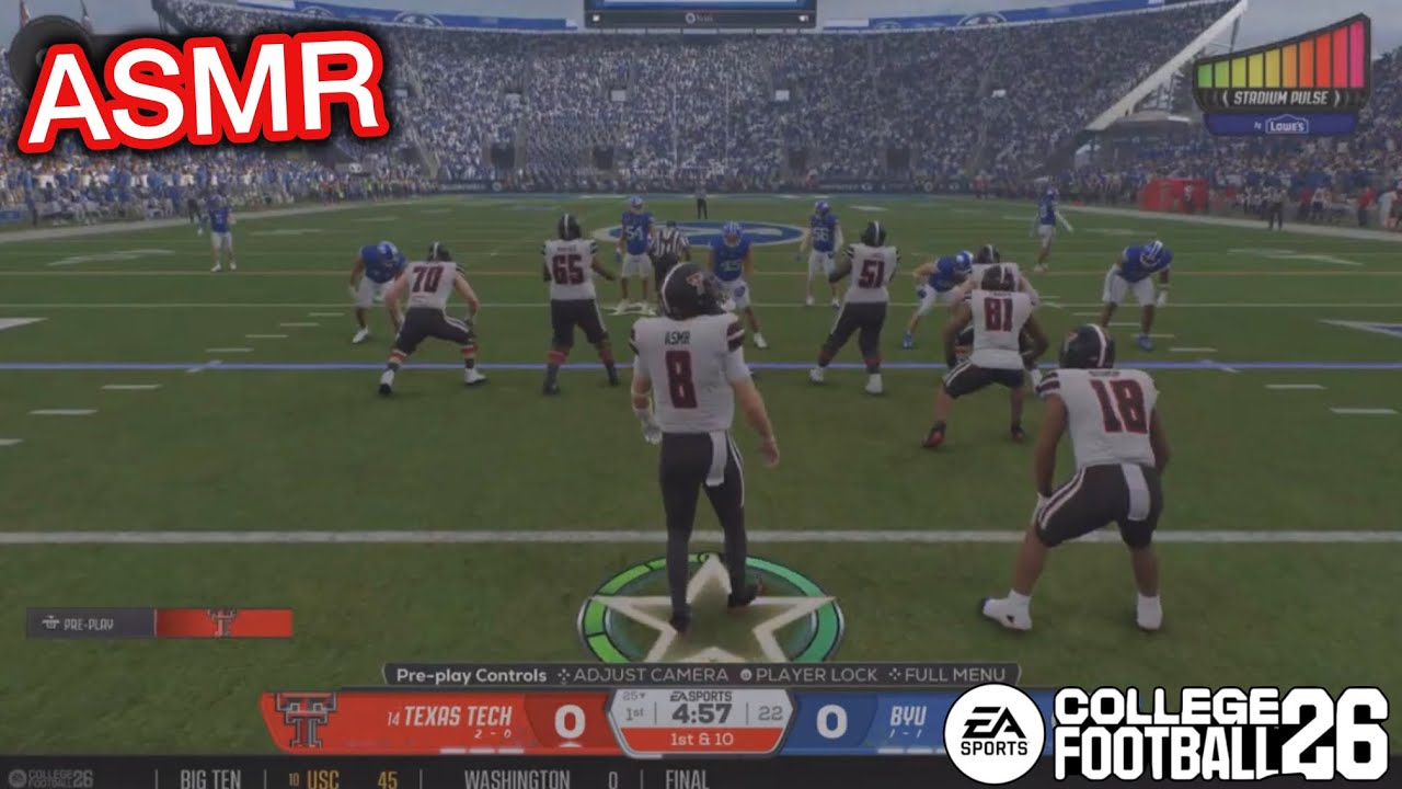 NCAA Football 26 Road To Glory ASMR