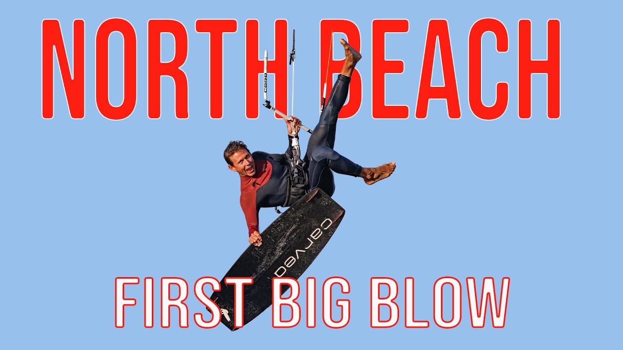 The Elite crew having fun in St. Petersburg kiteboarding the first strong cold front of the season.