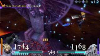 DFF: Cloud lvl 100 vs Sephiroth lvl 90