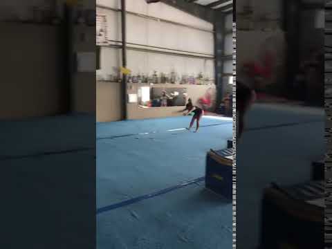 Kati Carmean Class of 2021 AGA Gymnastics   Double Layout On Floor