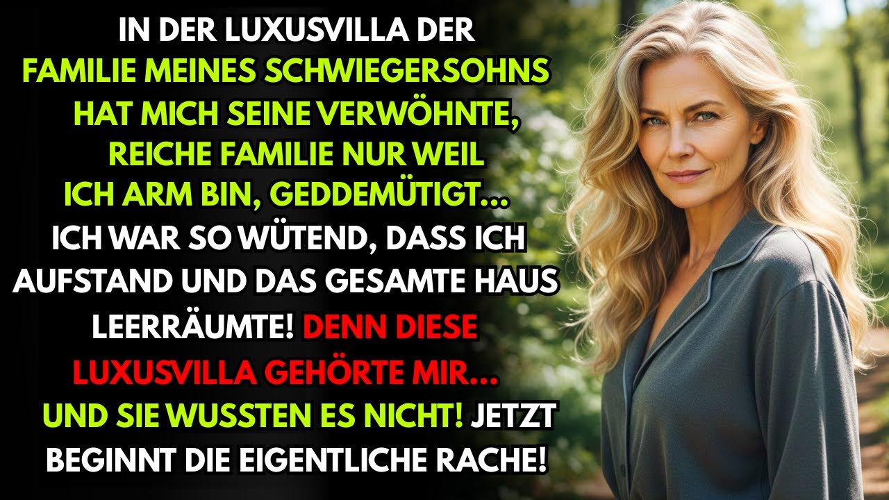 Die Familie meines Schwiegersohns erniedrigte mich frech… Also habe ich sie aus ihrem Haus geworfen!