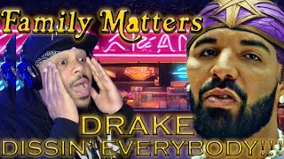 DRAKE: INFINITY WAR!!! | Family Matters | Kendrick Lamar DISS  | Drake | REACTION | COMMENTARY