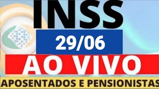 29/06 AO VIVO INSS: SURPRESA NO 13º SALÁRIO! 3 NOTÍCIAS IMPORTANTES APOSENTADOS E PENSIONISTAS