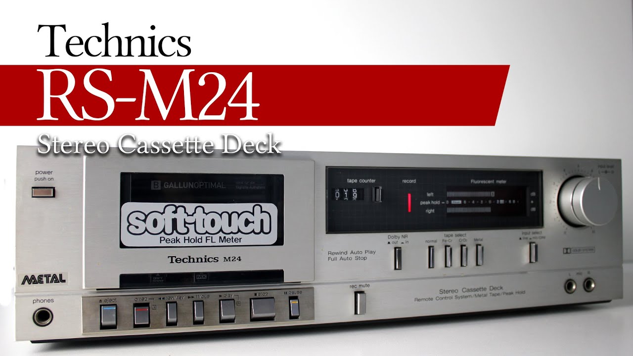 Technics RS-M24 Cassette Deck - YouTube