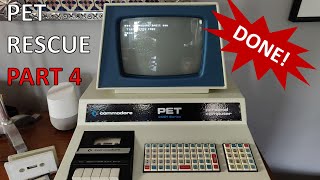 PET Rescue Part 4 - It's done! (Fixing the Datasette and keyboard, again)