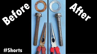 homepage tile video photo for How to EASILY Remove Rust DIY (Vinegar and Ketchup) #Shorts