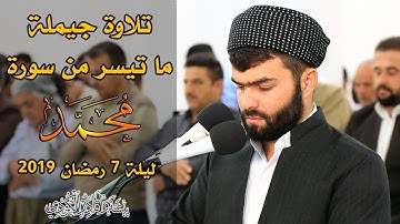 تلاوة جميلة لسورة محمد كاملة للقارئ بيشةوا قادر الكردى #رمضان_2019