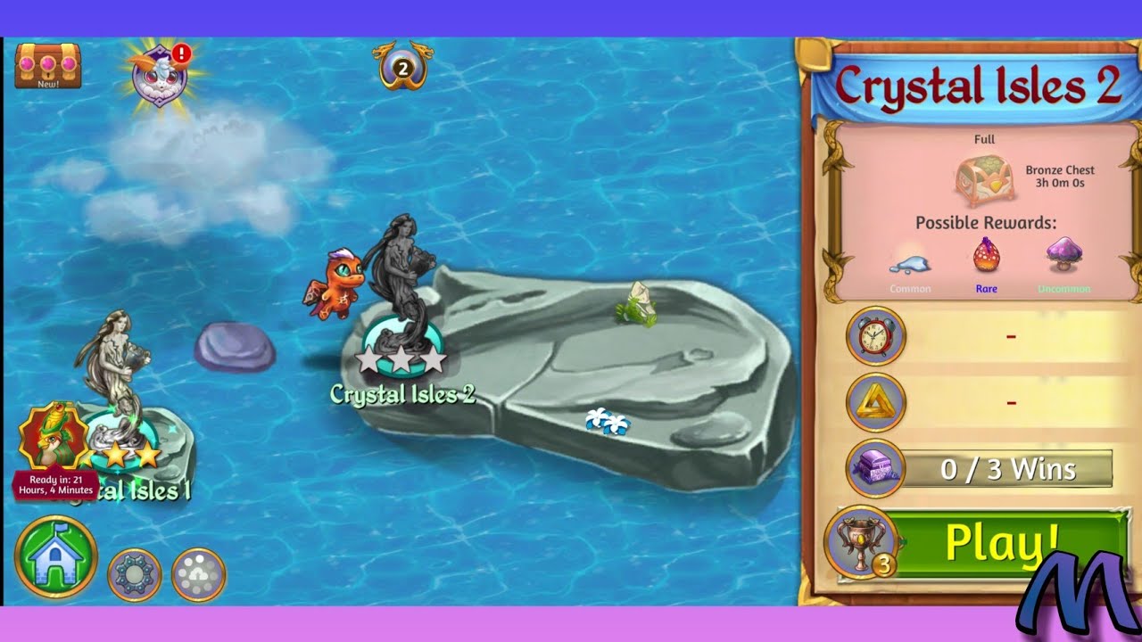 Merge Dragons World Map Crystal Isles 2 YouTube