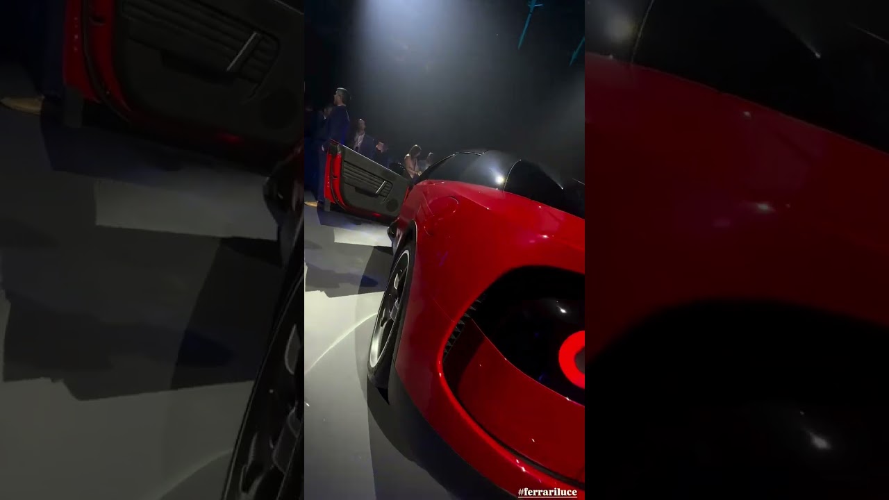 CLOSER LOOK AT FERRARI LUCE LAUNCH 2027 EVENT #automobile #automayo #cartok #ferrari #luce #interior