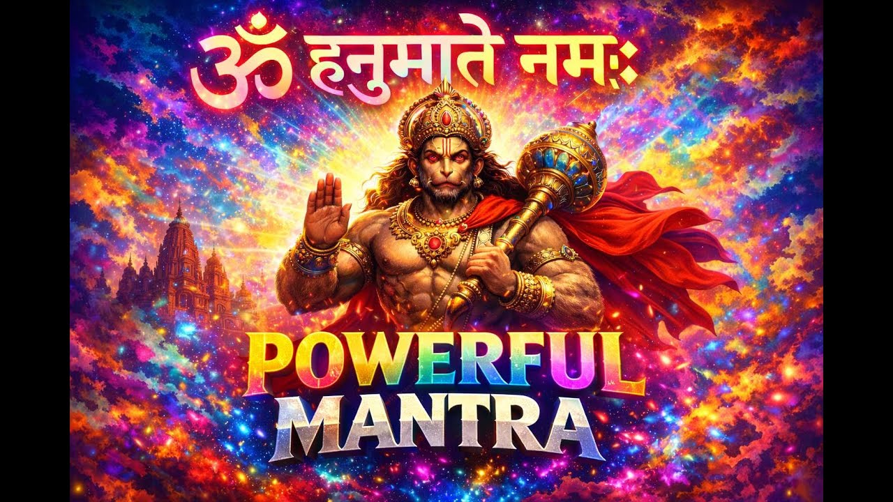 🔴 LIVE | Om Hanumate Namaha 🙏 | Powerful Hanuman Mantra | Peace & Protection”