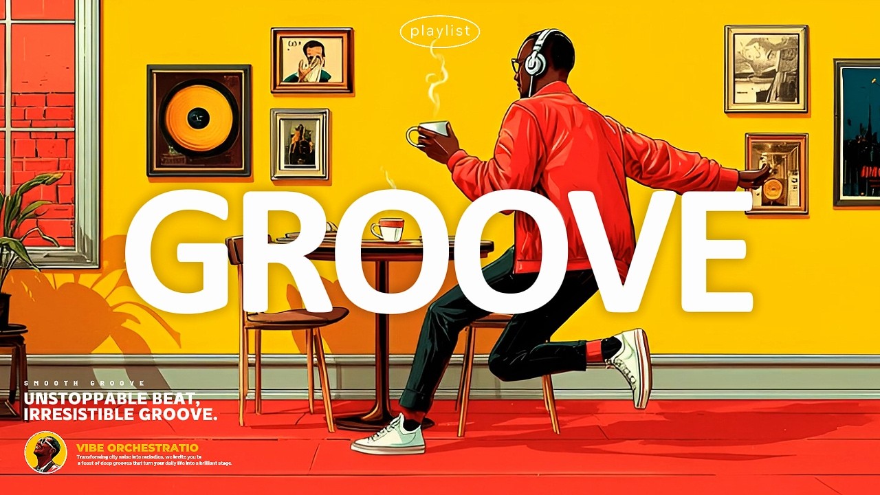 Playlist | 그루브로 뒤집는 하루 🥞✨ 하루 종일 기분 좋아지는 재즈힙합 😎 | GROOVE · JAZZHOP · CAFE | 매장음악 · 카페 · 집중 · 작업 · 노동요