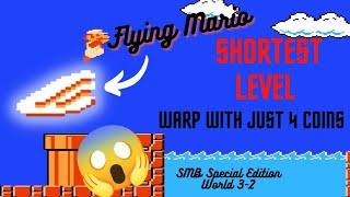 Shortest level with flying Mario | SMB Special Edition | World 3-1 #smb #supermariobros
