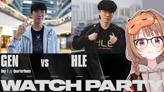Worlds 2025 - HLE vs GEN - Knockout Stage - Quarterfinals 公式ウォッチパーティー!【 ぶいすぽっ! / 千燈ゆうひ 】
