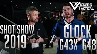 Shot Show 2019 - Glock G43X and G48