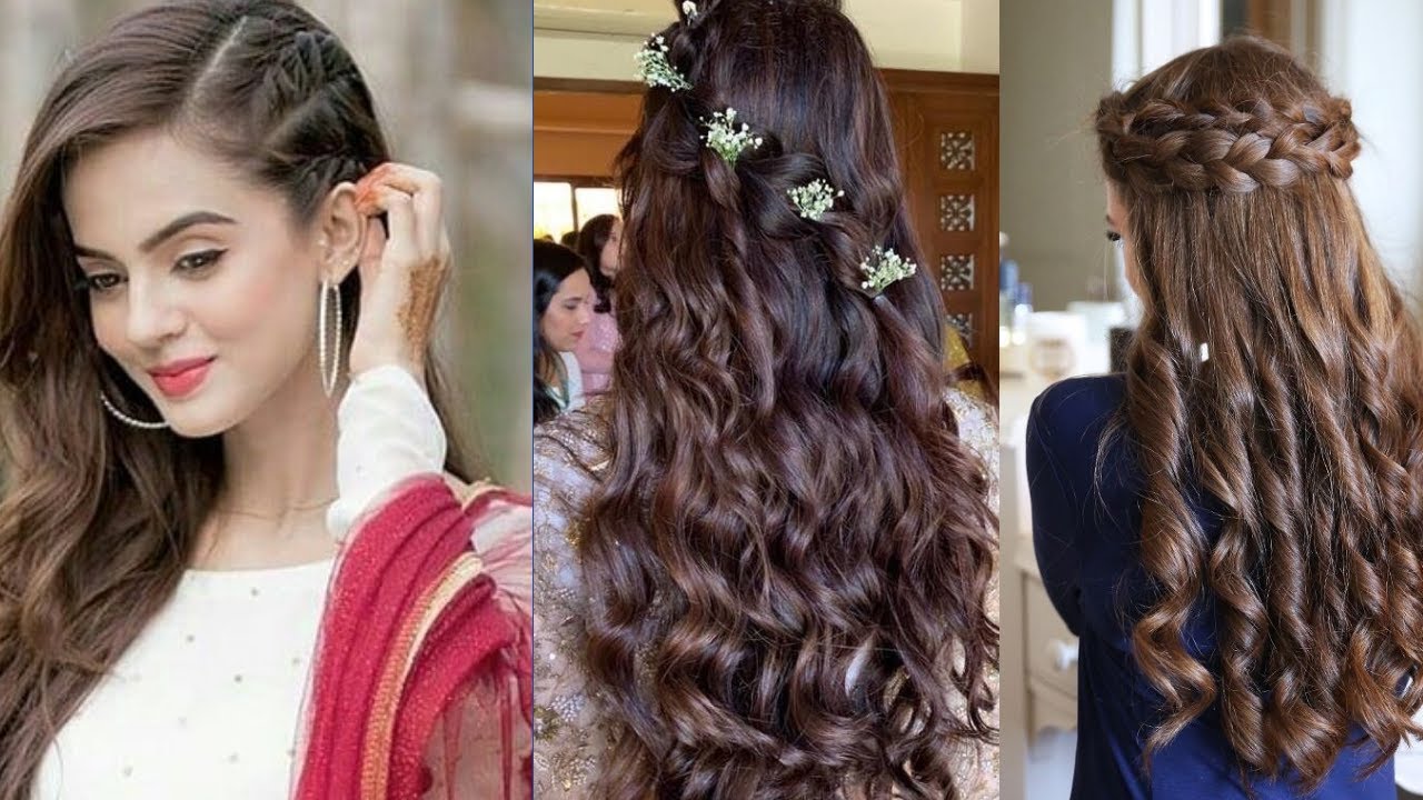 Simple Wedding Hairstyles For Long Hair,लंबे बालों पर आजमाएं ये Wedding  Hairstyles, भीड़ में भी दिखेंगी सबसे अलग - indian wedding hairstyles for  long hair - Navbharat Times