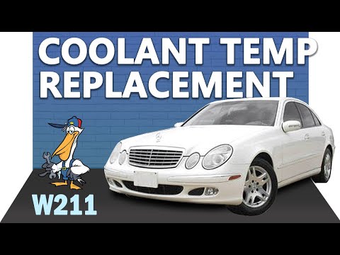 Mercedes-Benz W211 E-Class Coolant Temperature Sensor Replacement