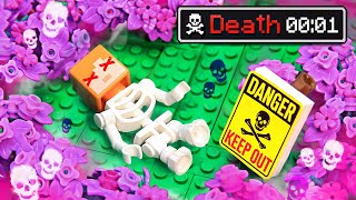 TOXIC FLOWERS| Minecraft, But Everything is Poisoned - LEGO Minecraft Animation