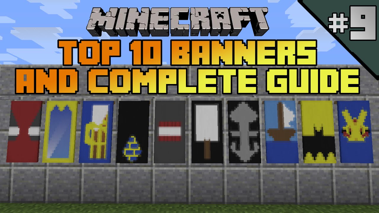 minecraft shield banner designs