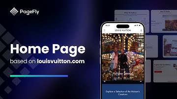Build Shopify Home Page Based On Louis Vuitton | PageFly Academy (Gen 2 Editor)