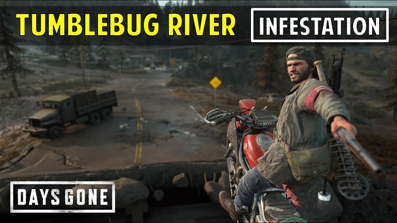Tumblebug River Infestation, Crater Lake | Infestation Nests Location | Days Gone