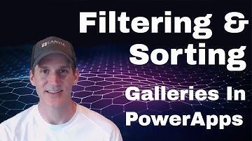 Filtering and sorting galleries in PowerApps