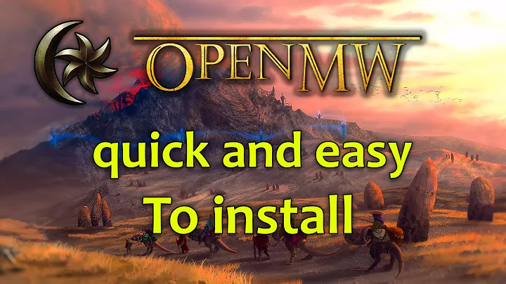 HOW TO INSTALL OPENMW SIMPLE AND EFFICIENT