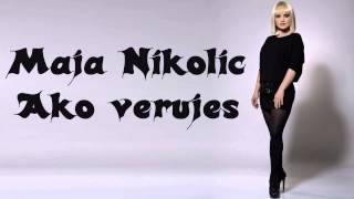 Miniatura de vídeo de "Maja Nikolić - Ako veruješ (Official Audio) 1998."