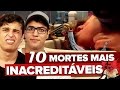 10 PESSOAS QUE MORRERAM ACIDENTALMENTE DE FORMA INACREDITÁVEL