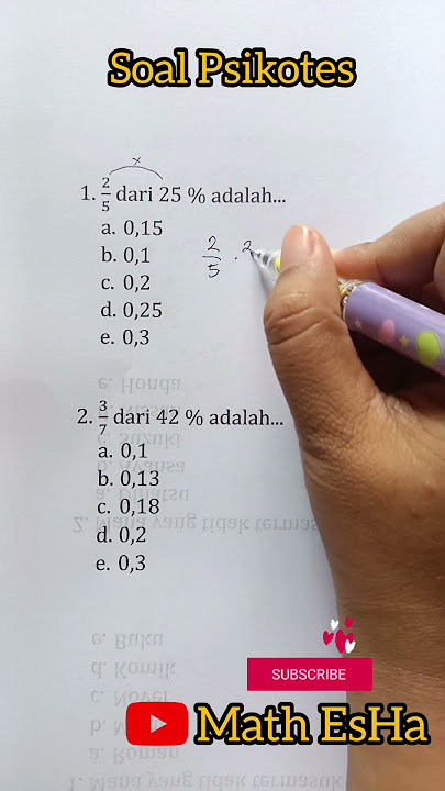 TIU CPNS PSYCHOLOGICAL TEST QUESTIONS BASIC MATHEMATICS JOB ENTRANCE TEST POLICE TEST BAPPENAS TEST
