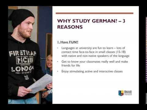 German at Maynooth University | Open Day 2020